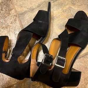 Sale pending ….. Black healed dress sandal in black. Size 12